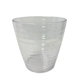 Plastic Transparent Planter Pot (F042-2)