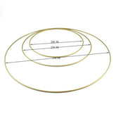 Gold Metal Rings (3 pcs Set)
