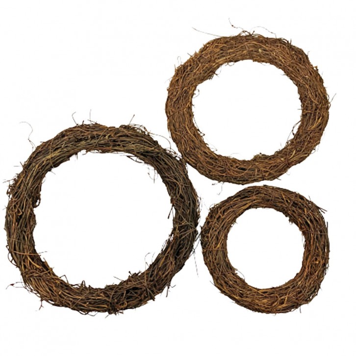 Natural Rattan Wreath (Various Sizes)