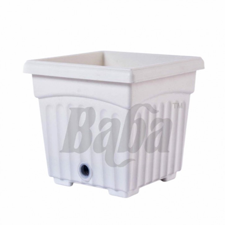 Plastic Planter Pot - SQ Square Series (Baba)