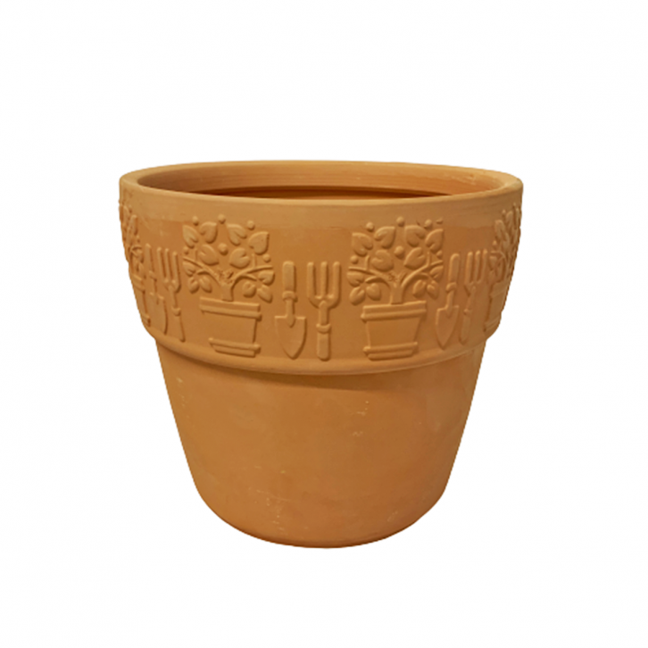 Terracotta Clay Pot Patterned 2247   Terracotta Clay Pot Patterned 2247 