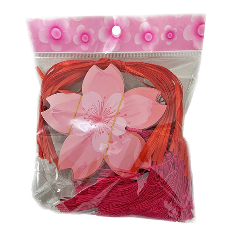 Sakura Card with Tassel 流苏樱花许愿卡