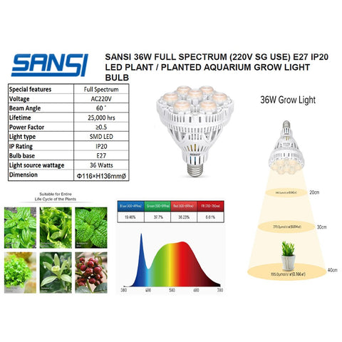 Floor Standing LED Grow Light 植物灯 (SYS)