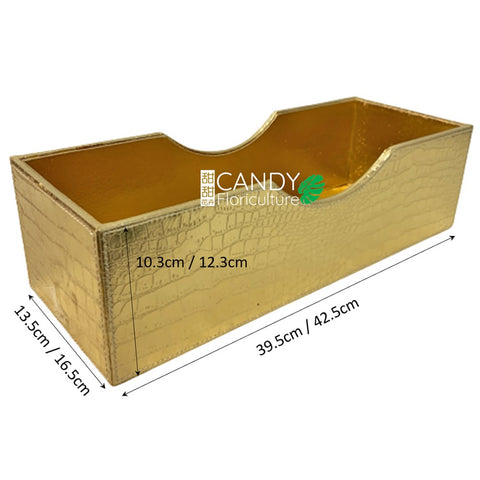 Rectangle Multi-Purpose GOLD Container Box