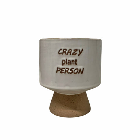 Pistacia Weinmannifolia on Crazy Plant Person Ceramic Pot