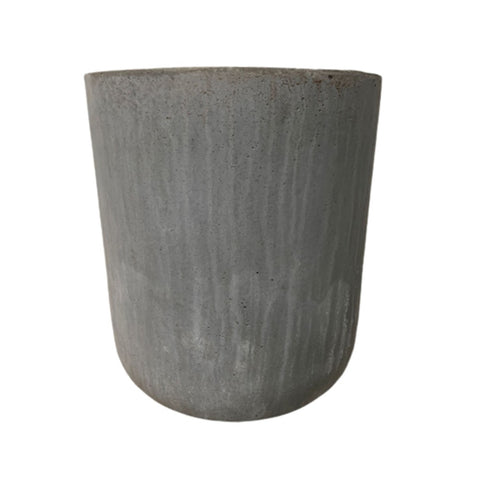 Rustic Nordic CEMENT Plant Pot (Curved Base)