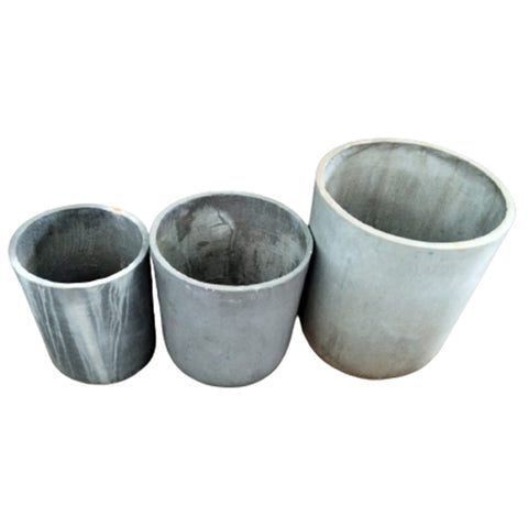 Rustic Nordic CEMENT Plant Pot (Curved Base)