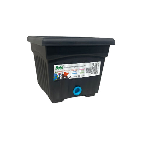 Plastic Planter Pot - SQ Square Series (Baba)