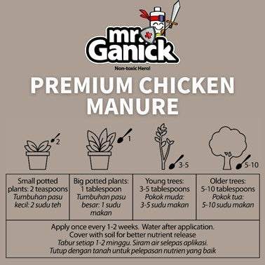 MR GANICK Premium Chicken Manure