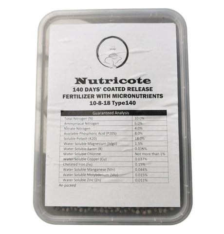 Coated Release Fertilizer Type140 NPK-10-8-18 (Nutricote)
