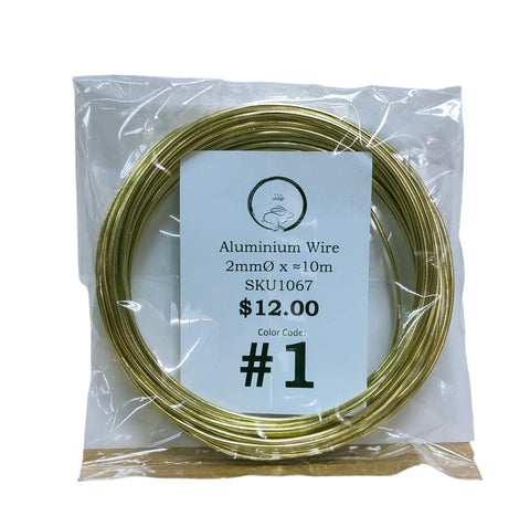 Colored Aluminium Wire 2mmØ