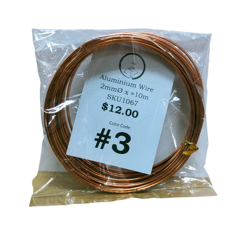Colored Aluminium Wire 2mmØ