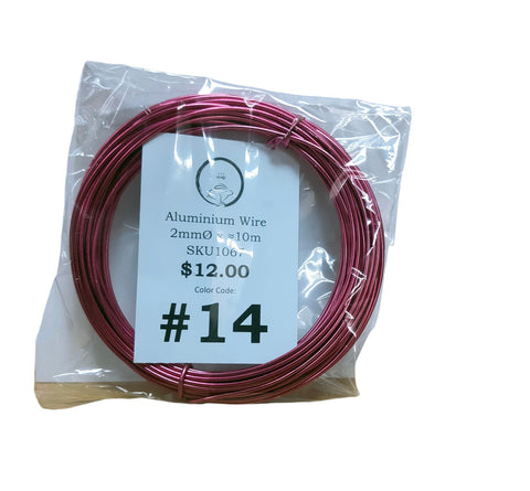 Colored Aluminium Wire 2mmØ