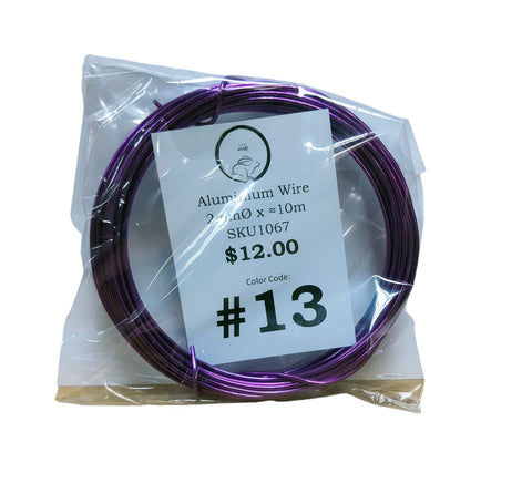 Colored Aluminium Wire 2mmØ