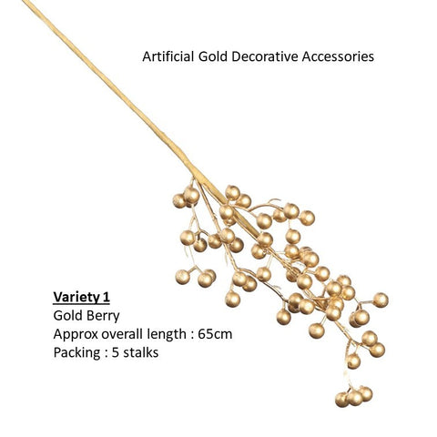 Artificial Gold Decorative Accessories