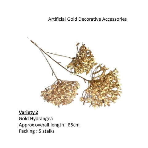 Artificial Gold Decorative Accessories