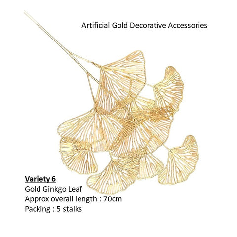 Artificial Gold Decorative Accessories