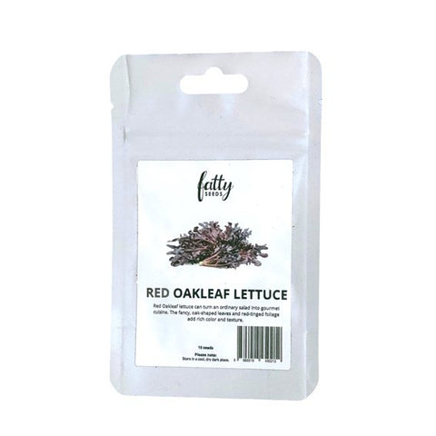Fatty Seeds: Red Oakleaf Lettuce