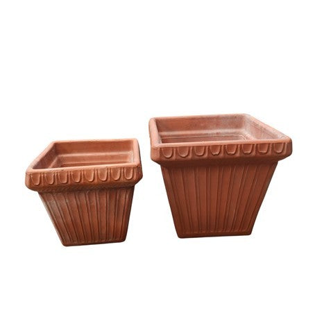 Terracotta Square Planter (Italy)