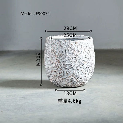 Fibre Cement Decorative Planter (733)