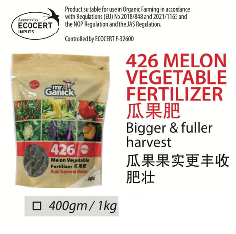 MR GANICK Melon Vegetable Fertilizer 426 瓜果肥 (Baba)
