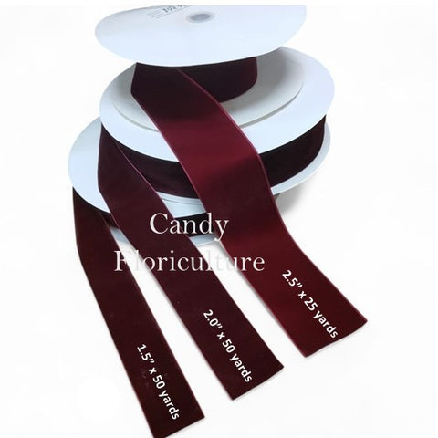 Velvet Ribbon (without wire)
