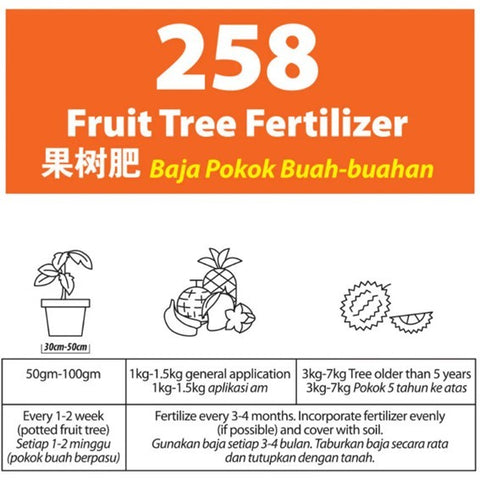 MR GANICK Fruit Tree Fertilizer 258 果树肥 (Baba)
