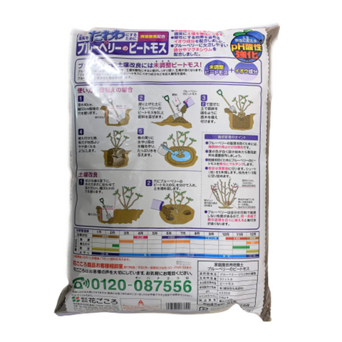 Blueberry Peat Moss (Hanagokoro)