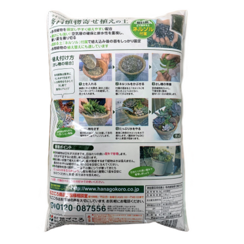 Succulent Arrangement Soil with Nelsol (Hanagokoro)