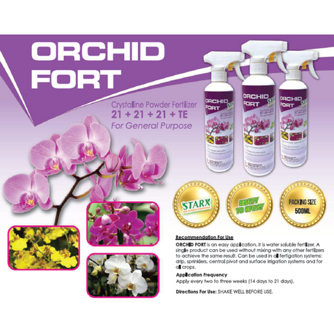 Orchid Fort NPK 21-21-21+TE (STARX)