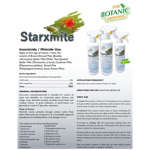 STARXMITE Insecticide Miticide (STARX)