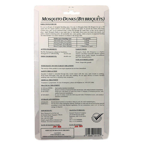 Mosquito Dunks (BTI Briquets)