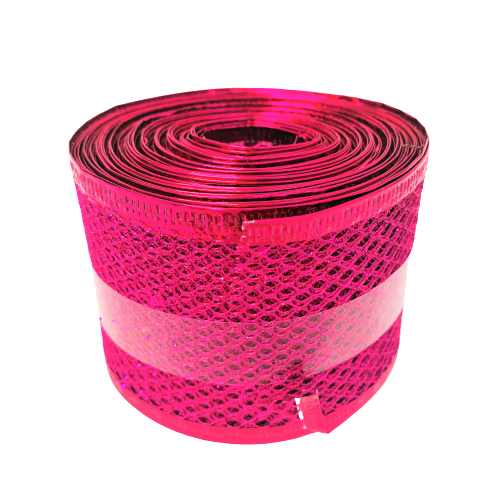 Christmas Glitter Mesh Ribbon Candy Floriculture