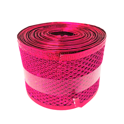 Christmas Glitter Mesh Ribbon Candy Floriculture