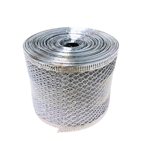 Christmas Glitter Mesh Ribbon Candy Floriculture