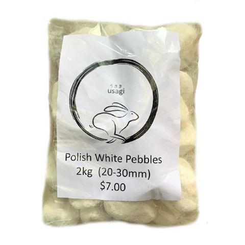 Polished White Pebbles (Usagi)