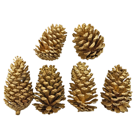 Decorative Christmas Gold Acorns (Pine cones) Candy Floriculture