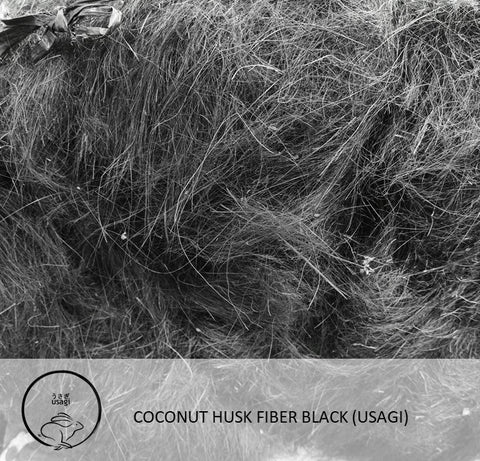 Coconut Husk Fiber Black (Usagi)